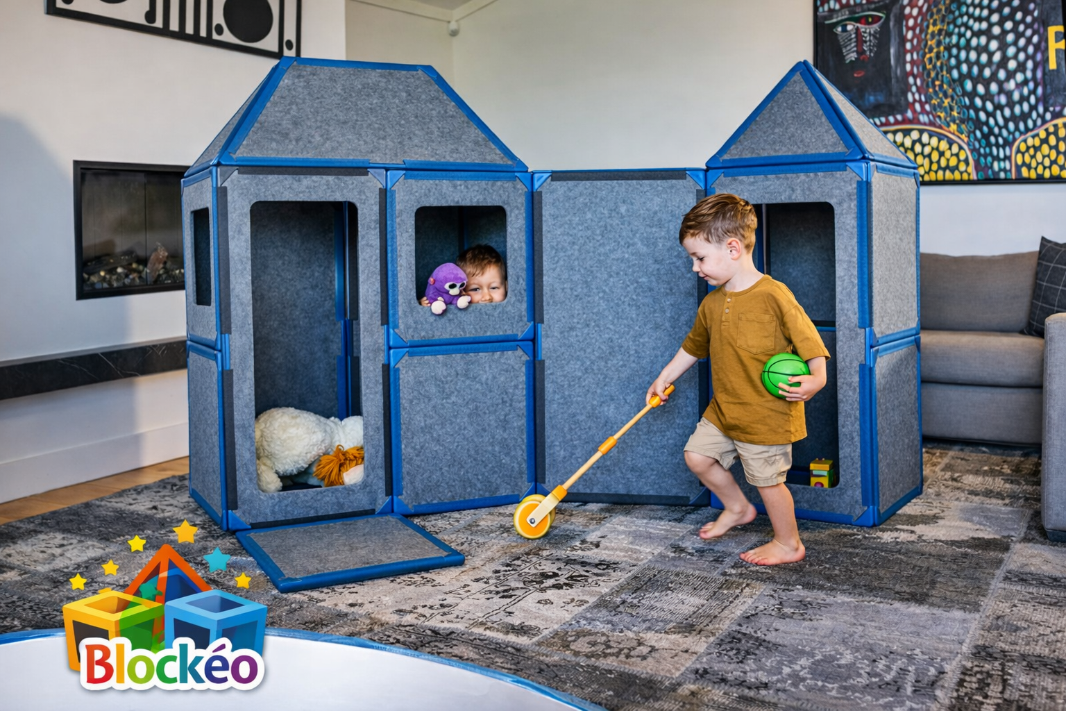 Creat&amp;Home – Modulare Spielbausteine ​​(56 Bausteine)