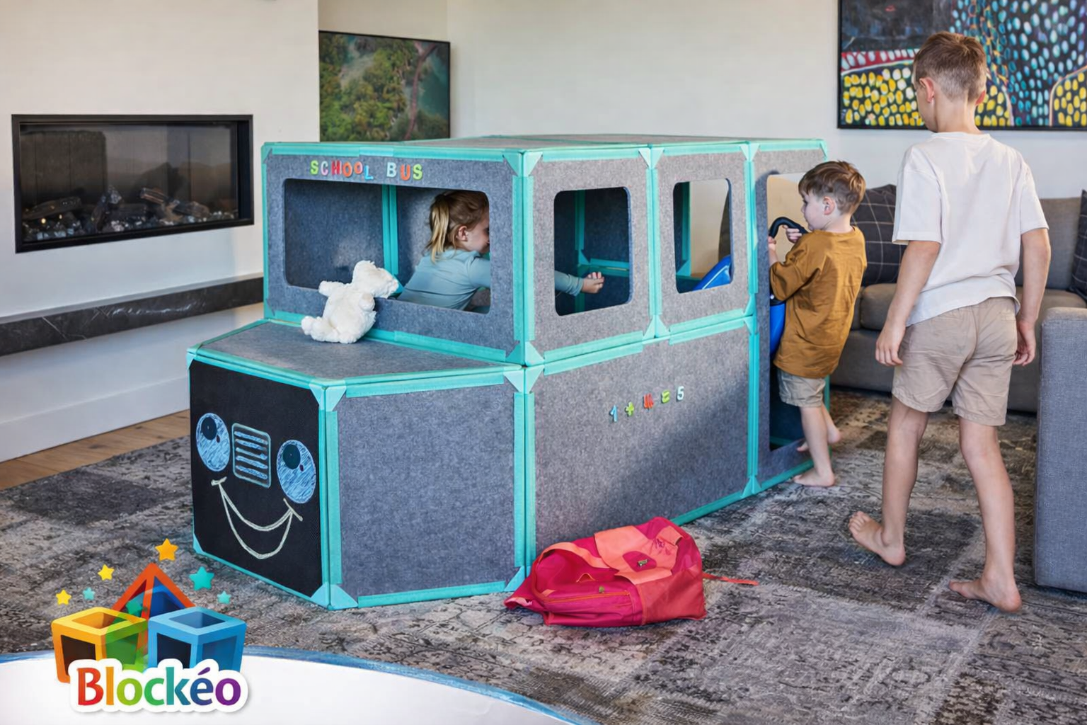 Creat&amp;Home – Modulare Spielbausteine ​​(56 Bausteine)